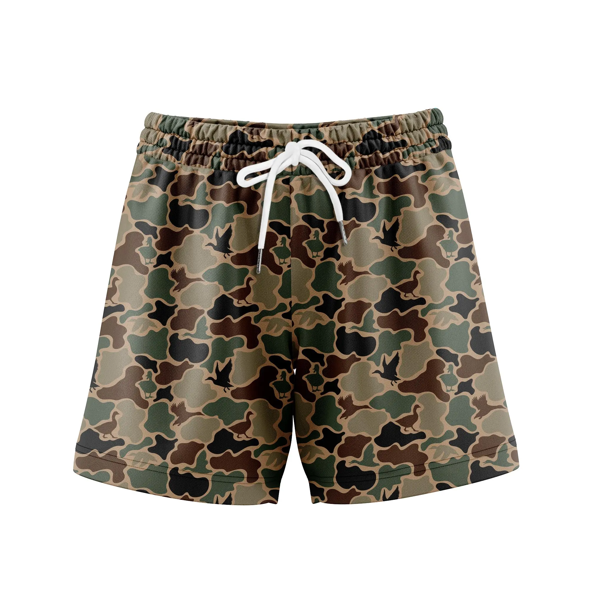 Men's Camo Camo Shorts With 5 Inch Inseam
