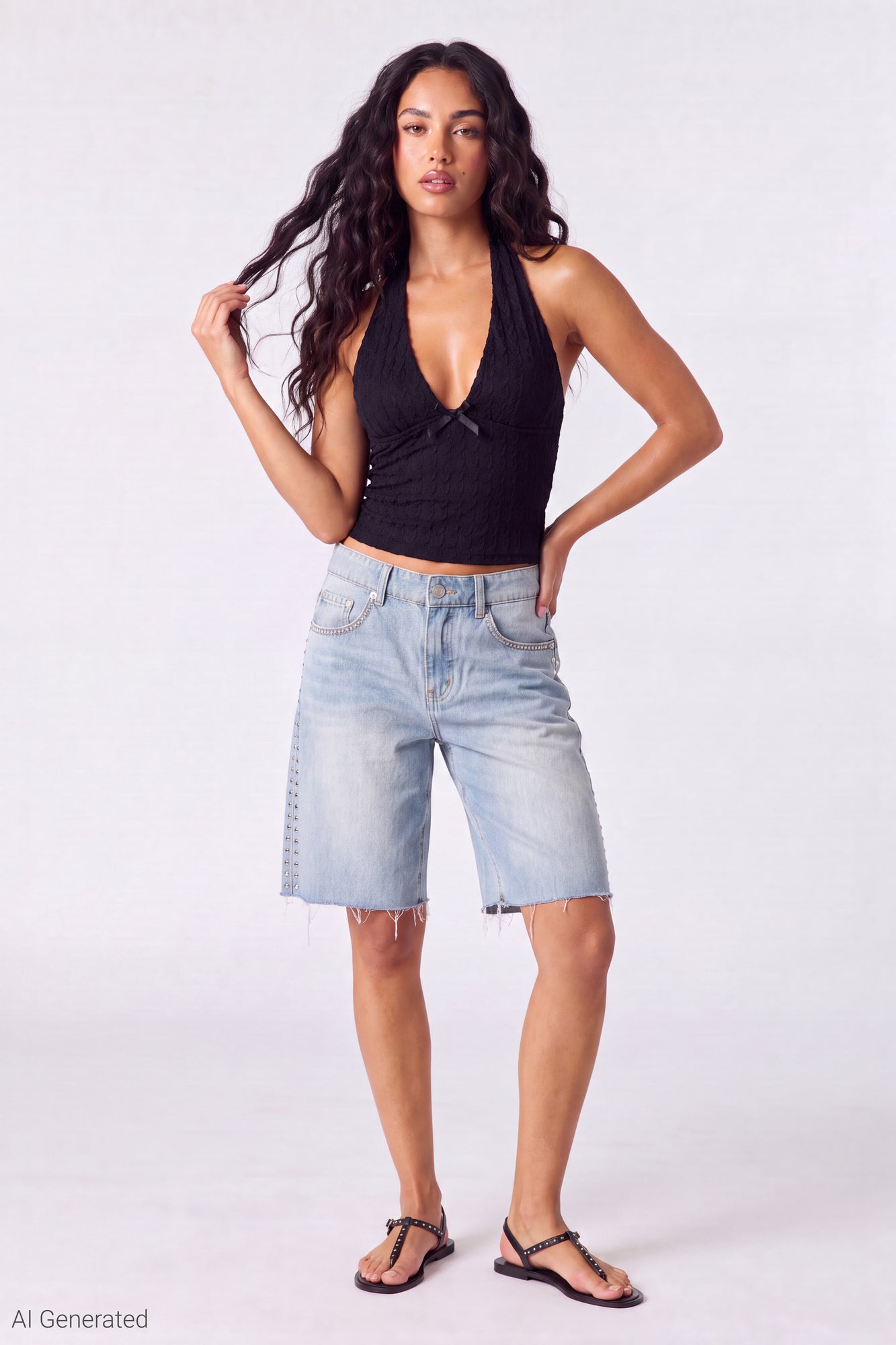 Lace Halter Top