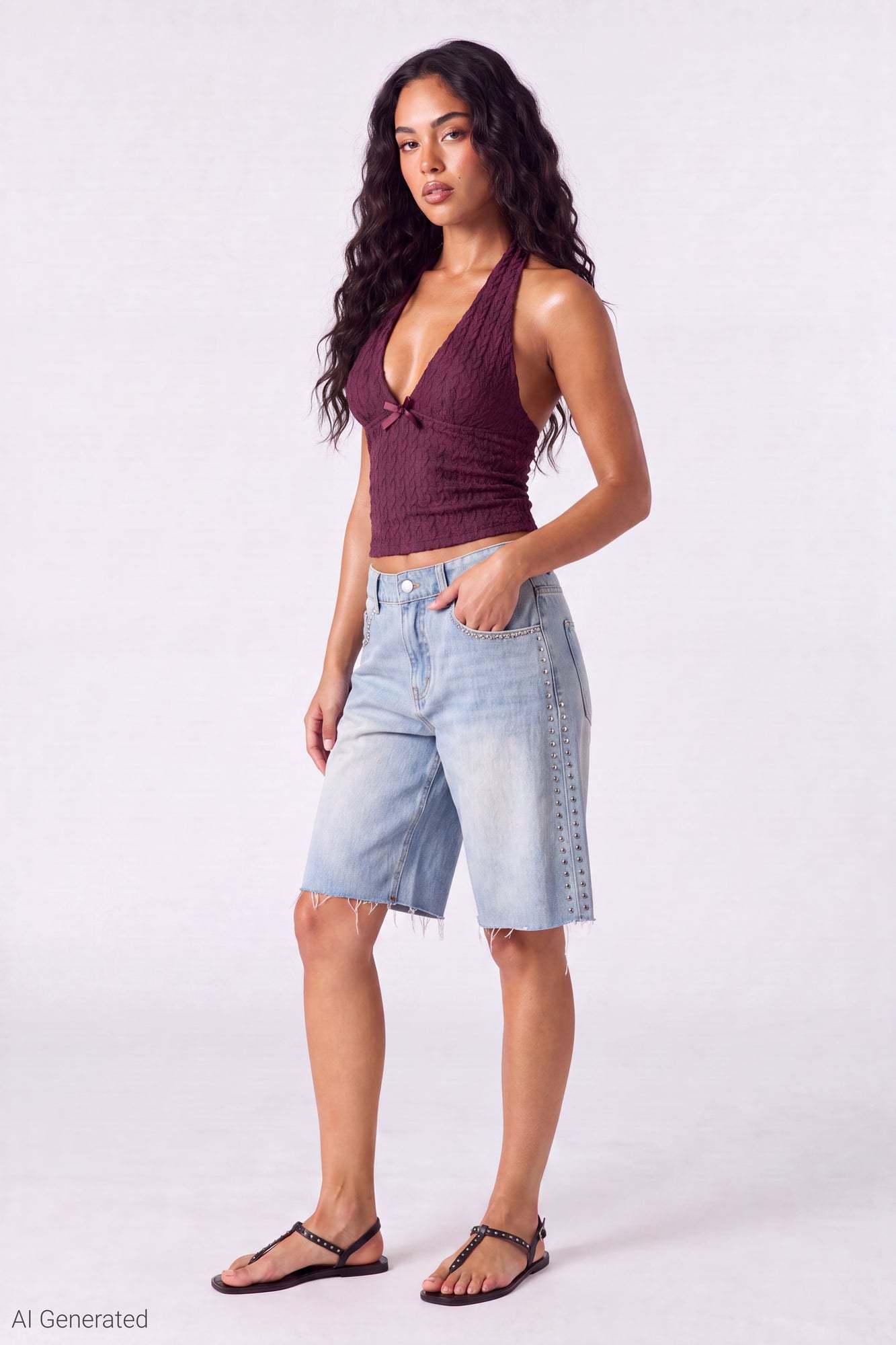 Lace Halter Top