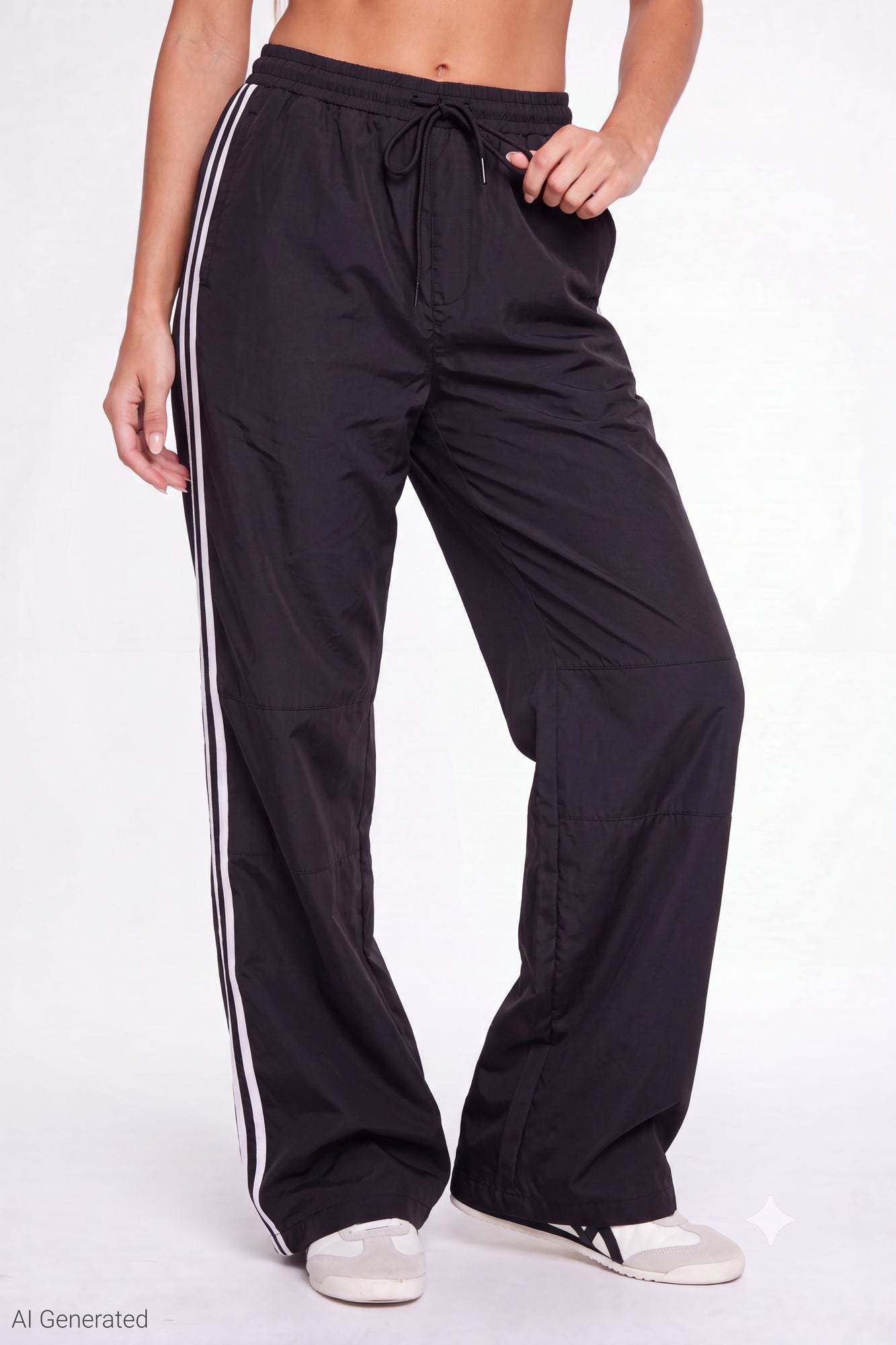 Wide Leg Track Pant