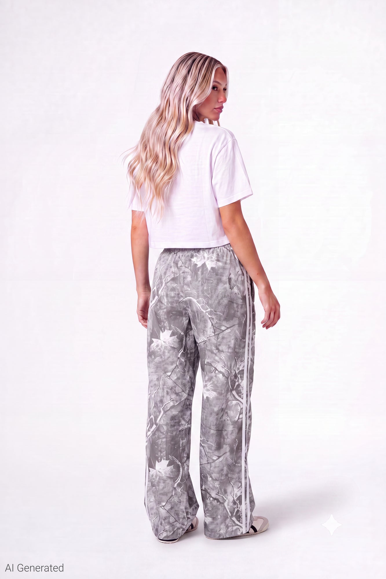 Wide Leg Track Pant