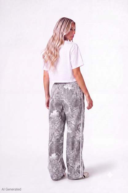 Wide Leg Track Pant