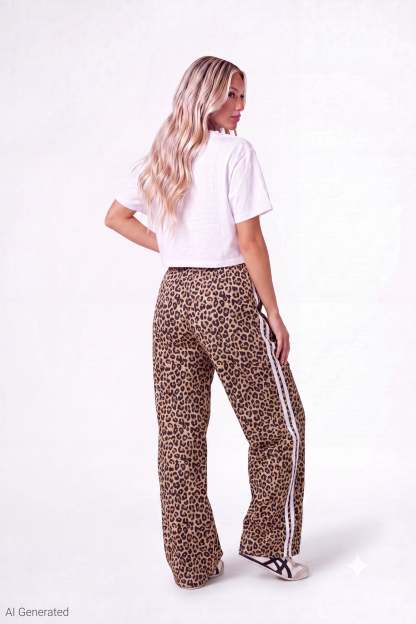 Wide Leg Track Pant