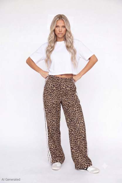 Wide Leg Track Pant