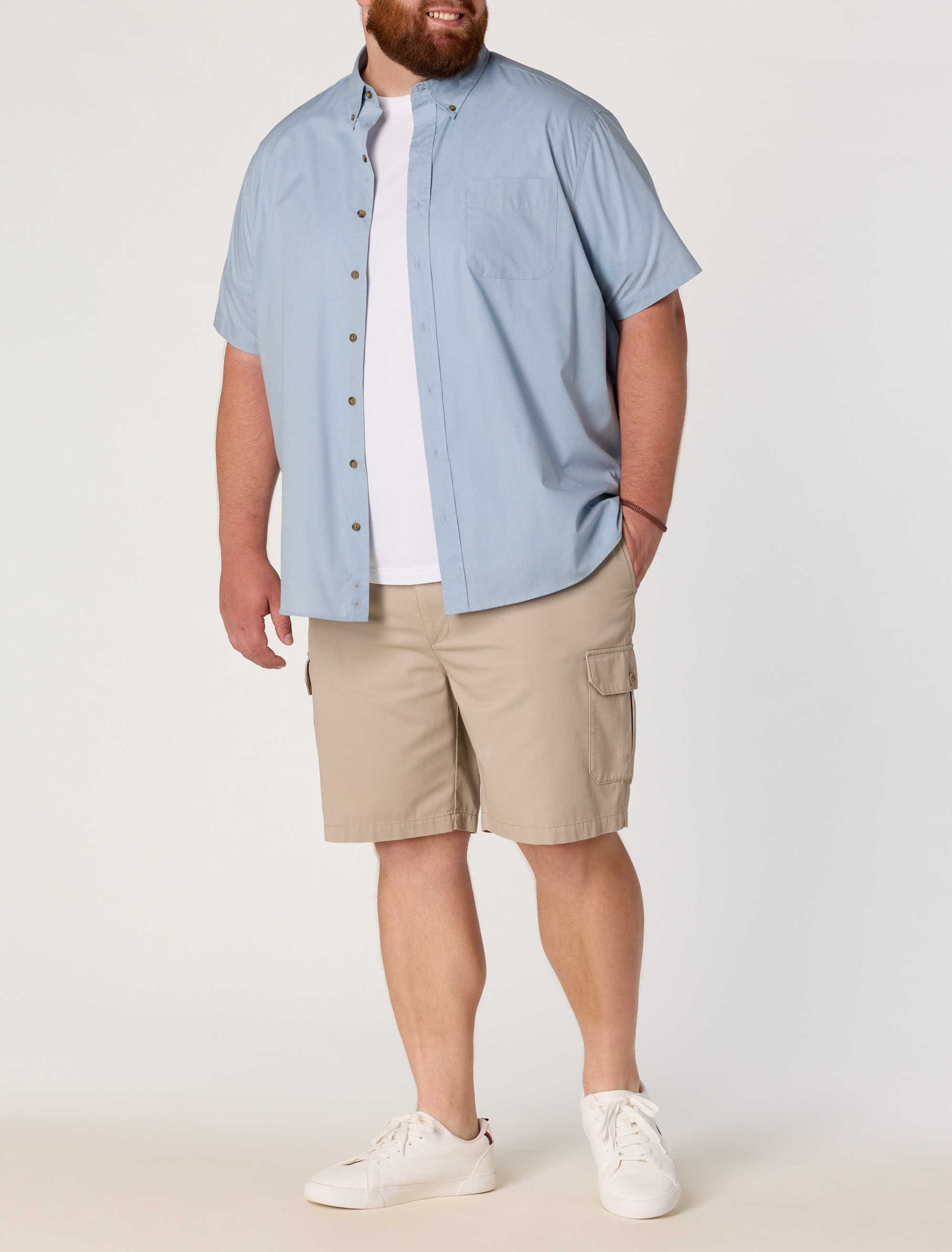 Easy-Care Solid Sport Shirt