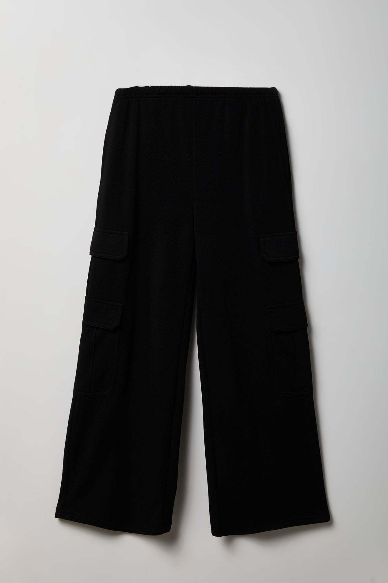 Fleece Ultra-Wide Cargo Sweatpant