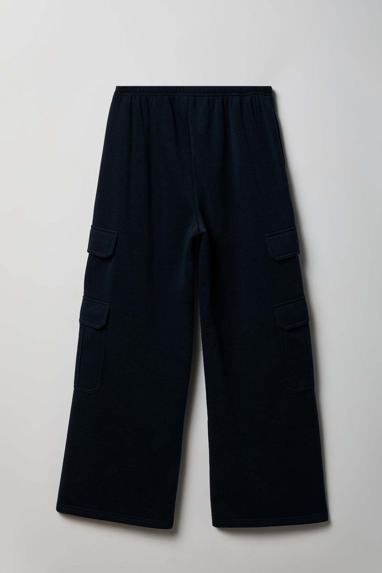 Fleece Ultra-Wide Cargo Sweatpant