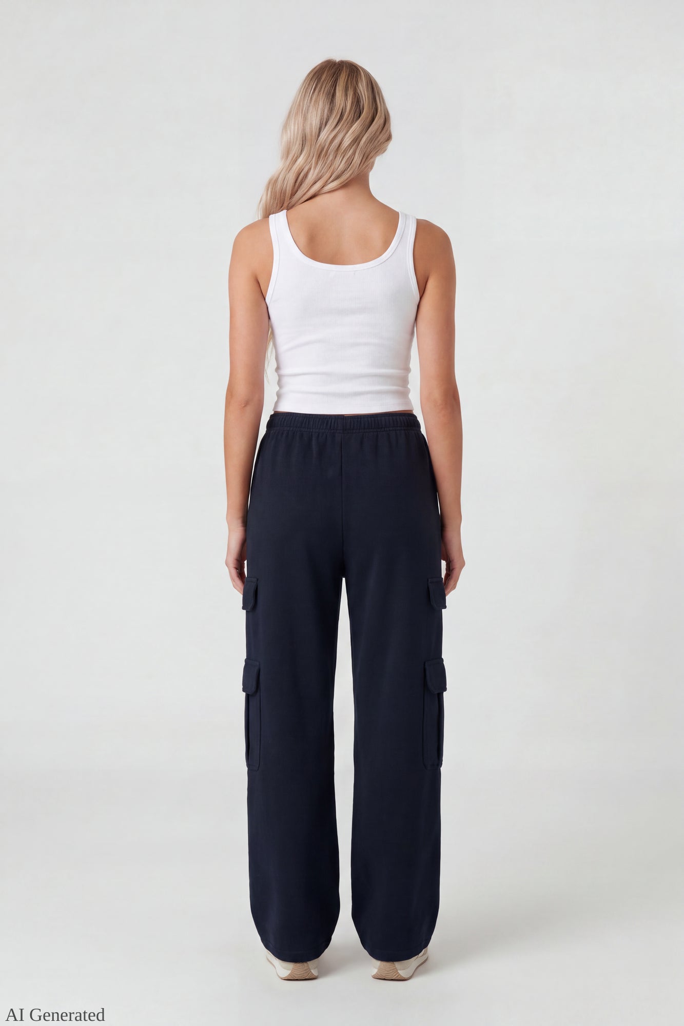 Fleece Ultra-Wide Cargo Sweatpant