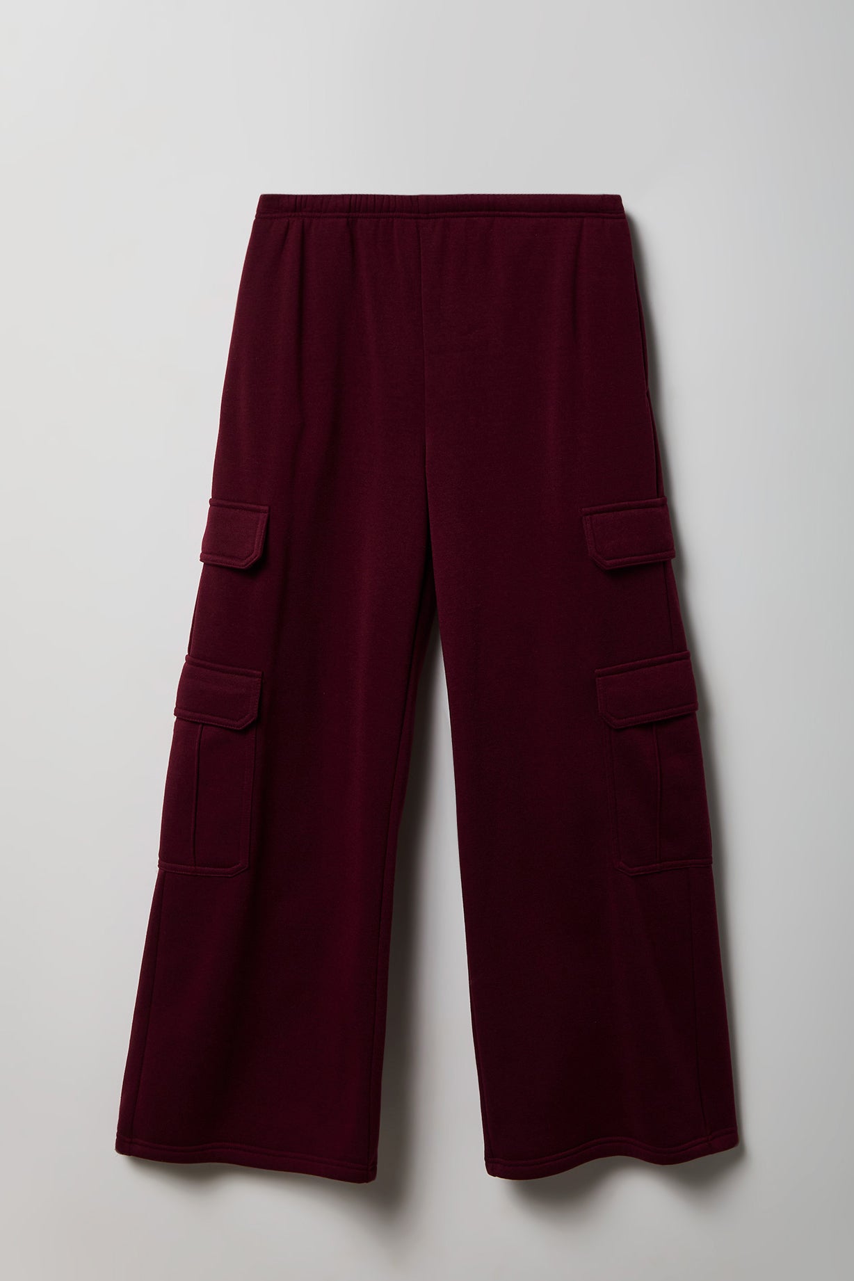 Fleece Ultra-Wide Cargo Sweatpant