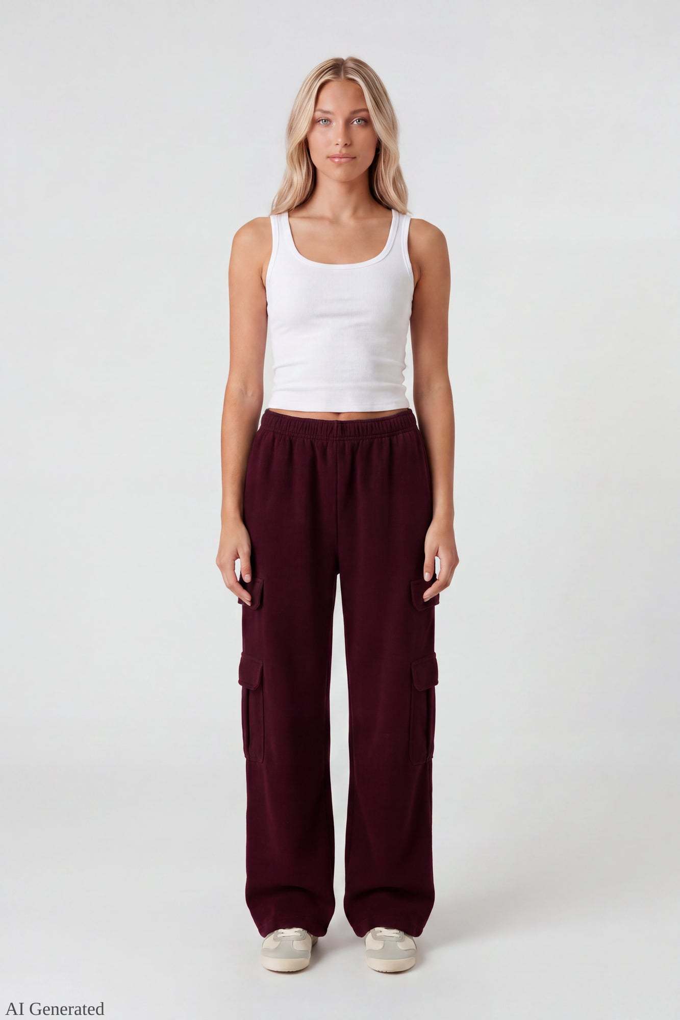 Fleece Ultra-Wide Cargo Sweatpant