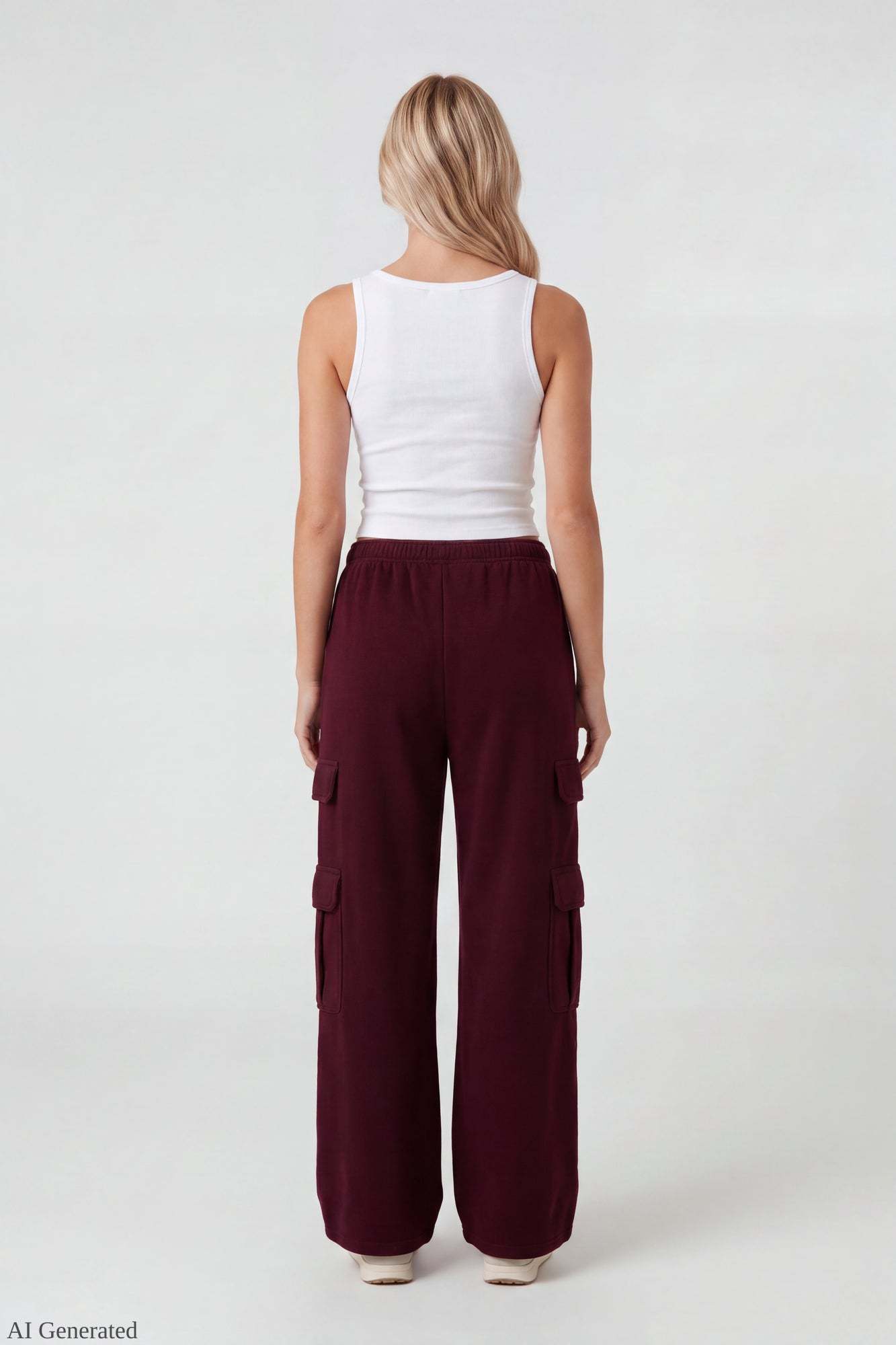 Fleece Ultra-Wide Cargo Sweatpant