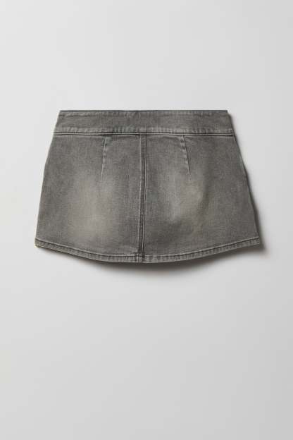 Denim Mini Skort
