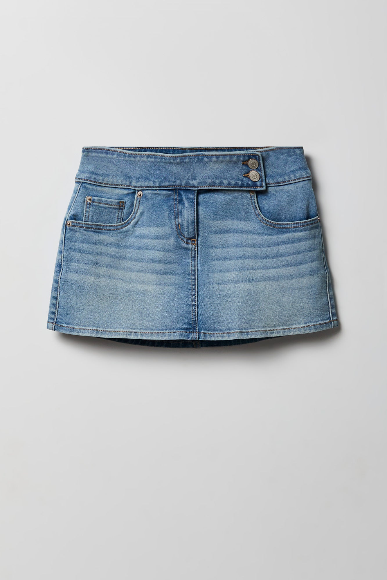 Denim Mini Skort