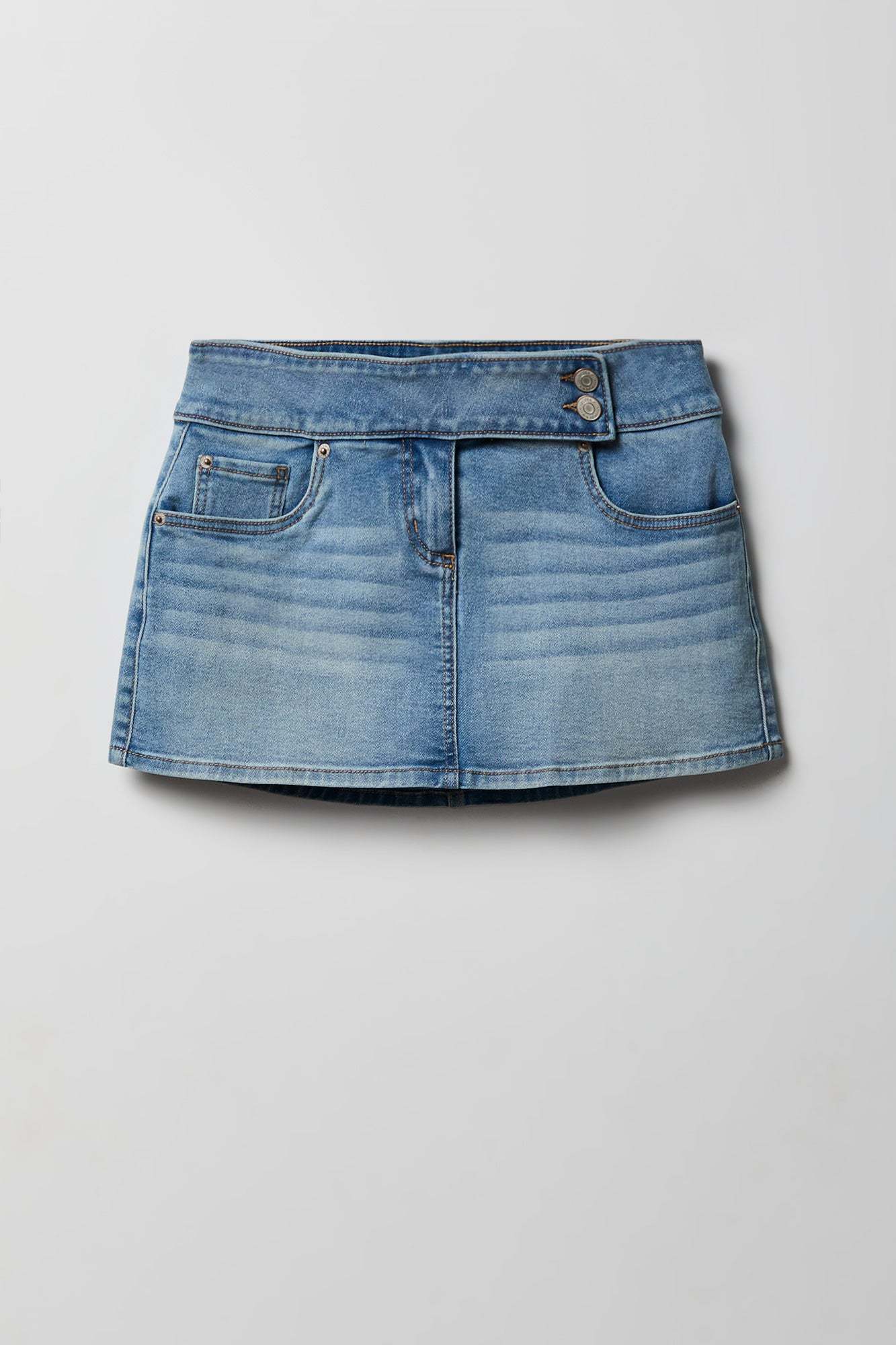Denim Mini Skort