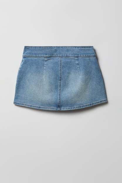 Denim Mini Skort