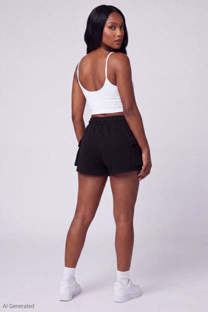 Fleece Cargo Short