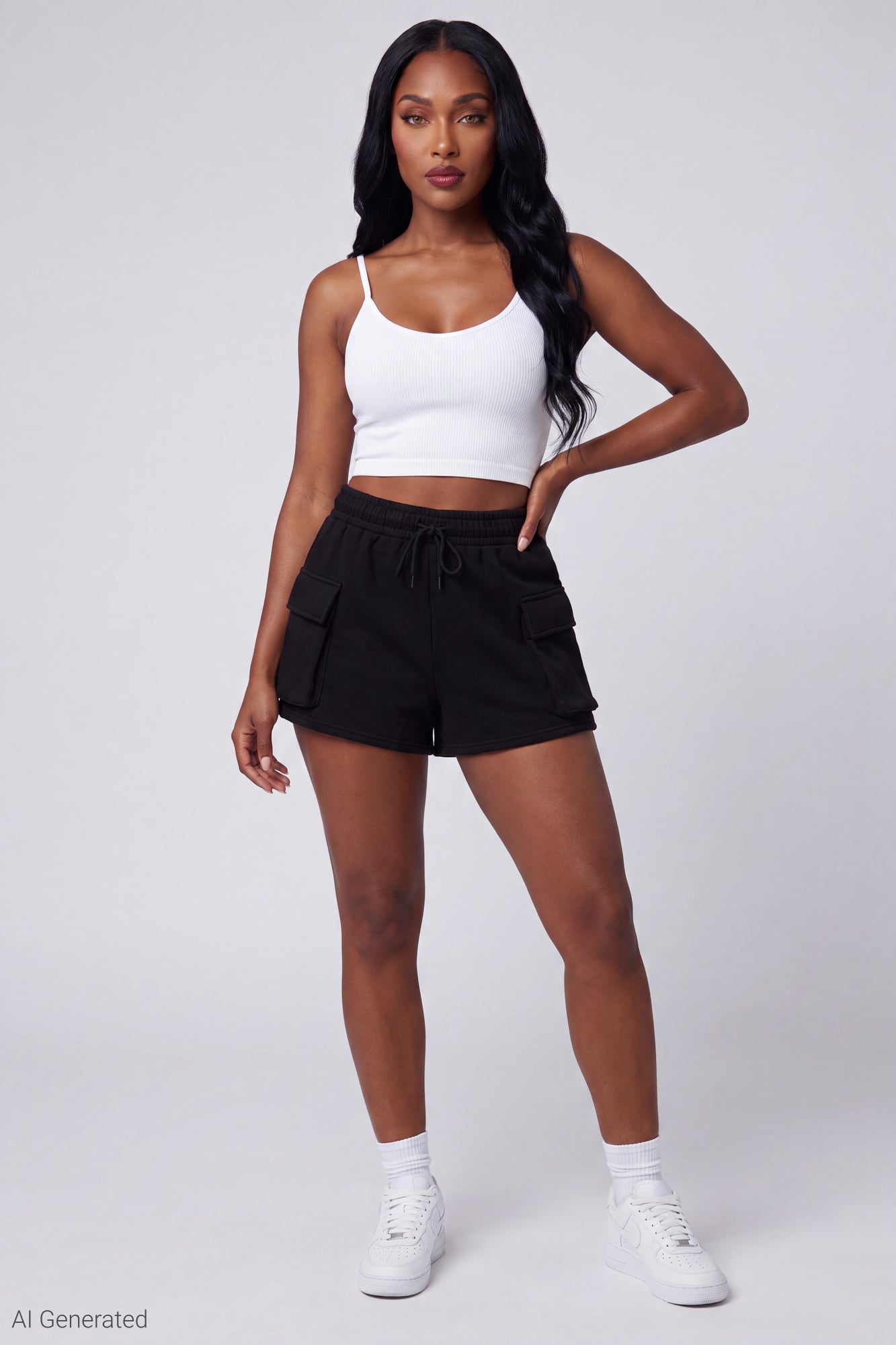Fleece Cargo Short