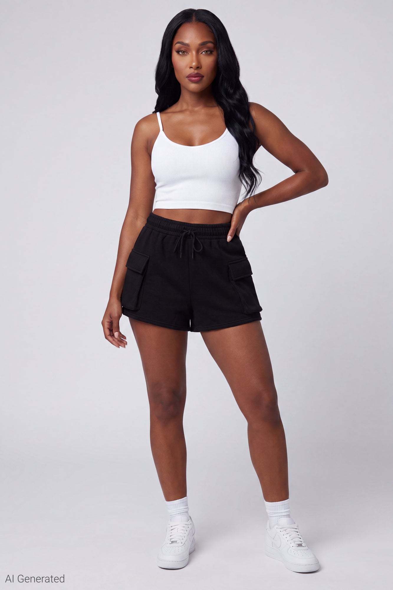 Fleece Cargo Short