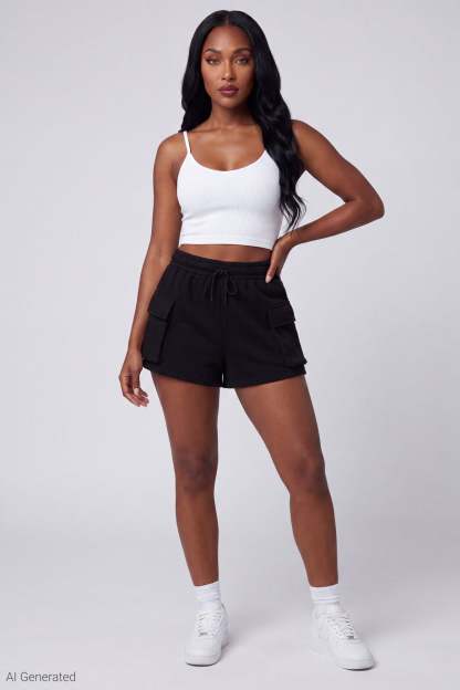 Fleece Cargo Short