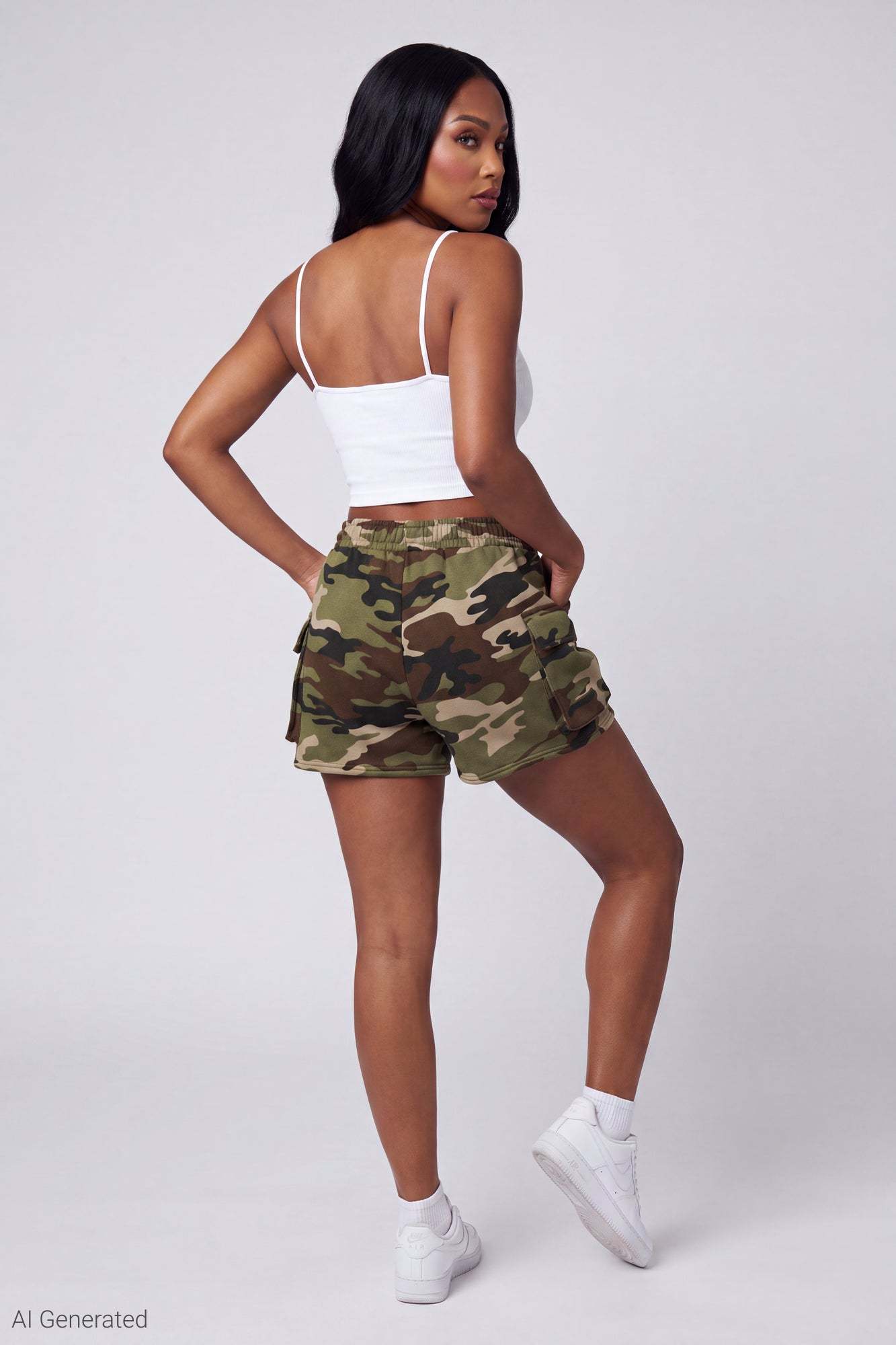 Fleece Cargo Short