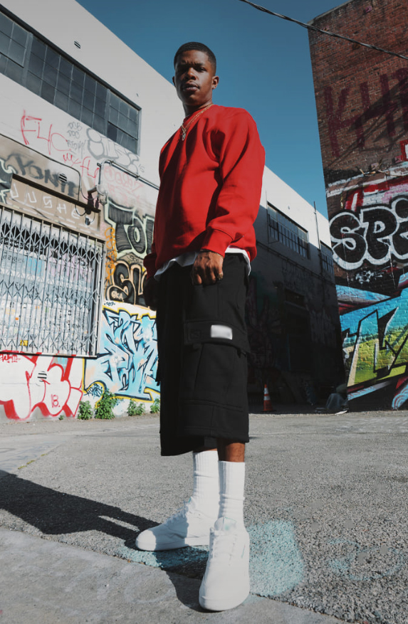 Men's Heavyweight Fleece Cargo Shorts 6 Pockets Relaxed Fit Sweat Shorts