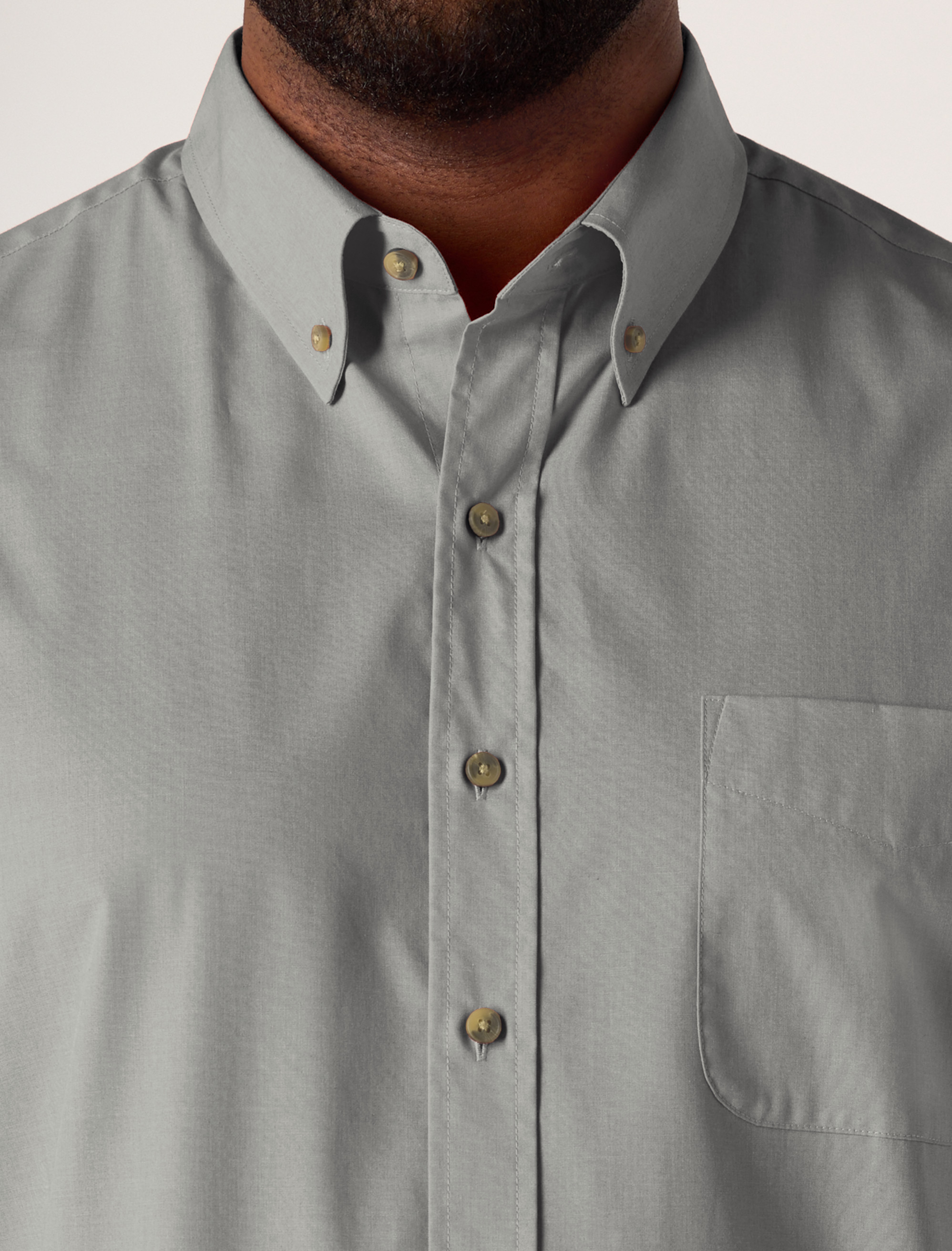 Easy-Care Solid Sport Shirt
