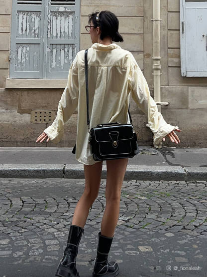 Alison Vintage Vegan Leather Crossbody Bag