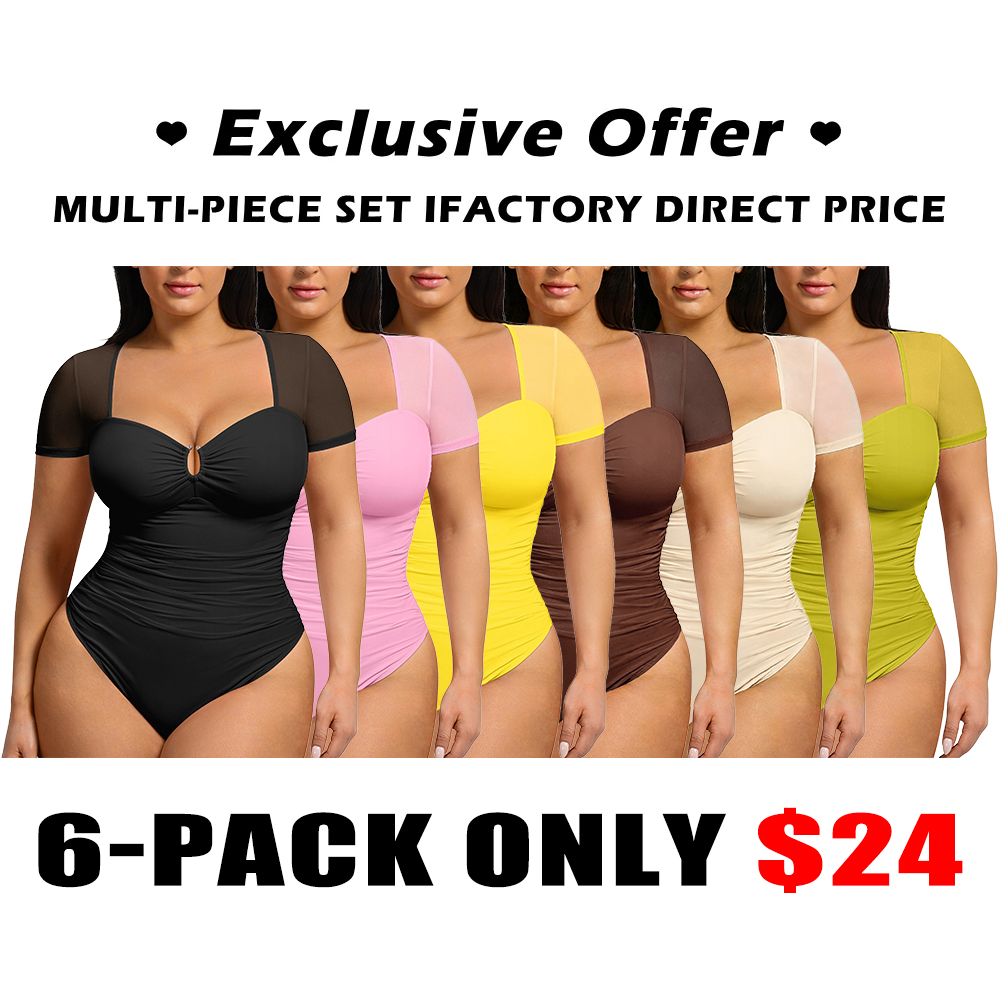 Women's Ultra-Fine Mesh Classic Thong Bodysuit