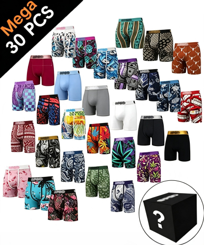 🔥"Surprise Me" Mix Mens Boxer Brief - 30-Pack Standard Length