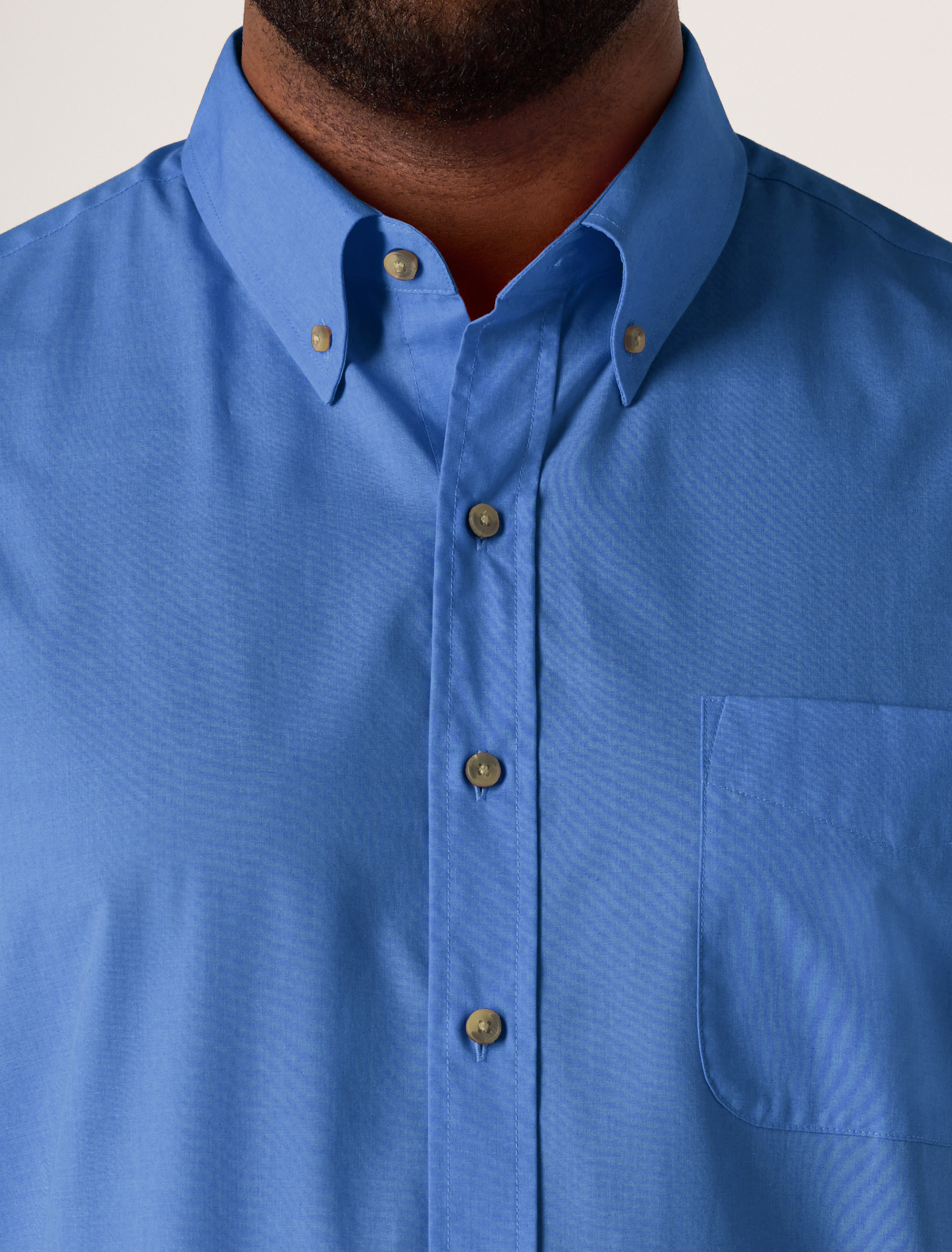 Easy-Care Solid Sport Shirt