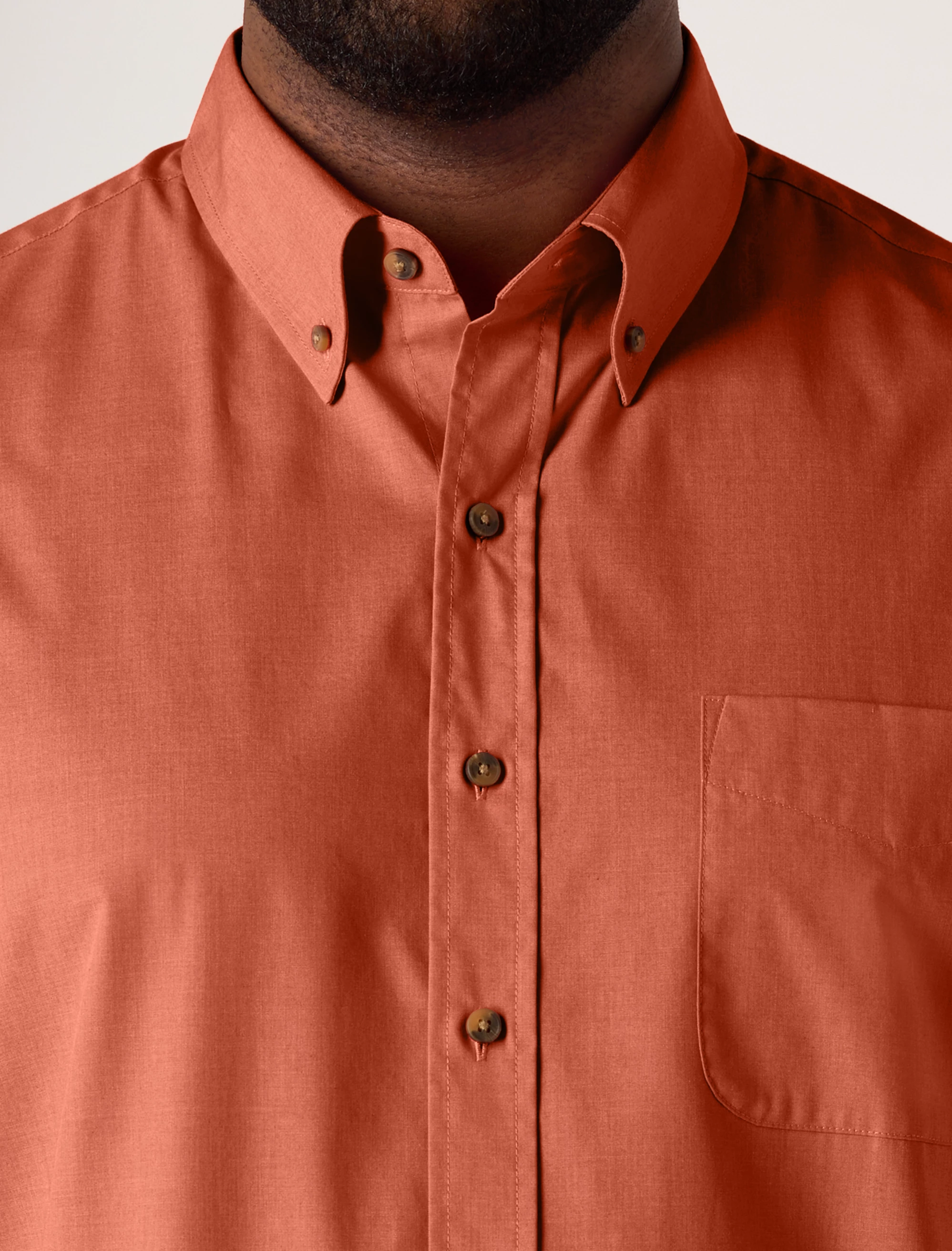 Easy-Care Solid Sport Shirt