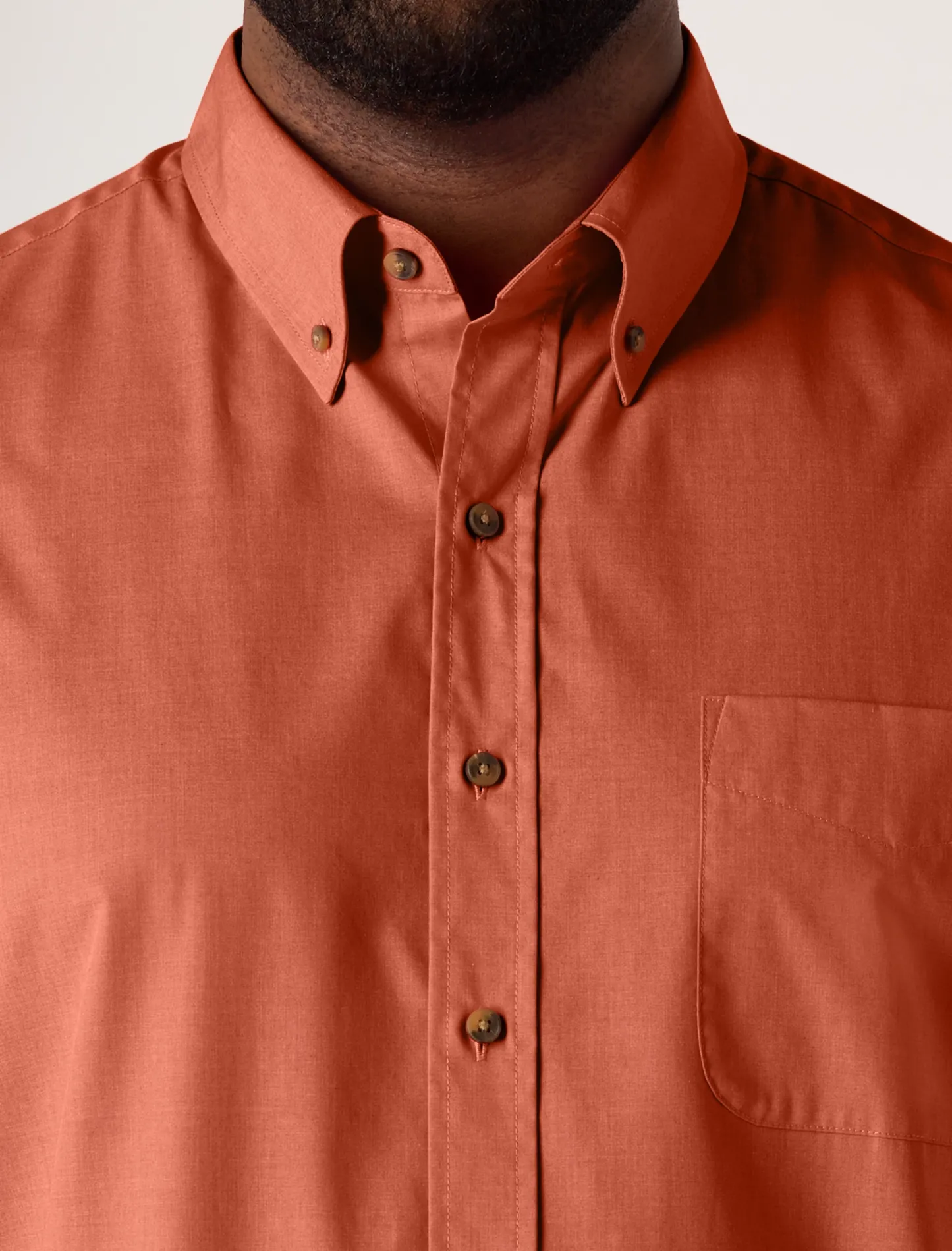 Easy-Care Solid Sport Shirt