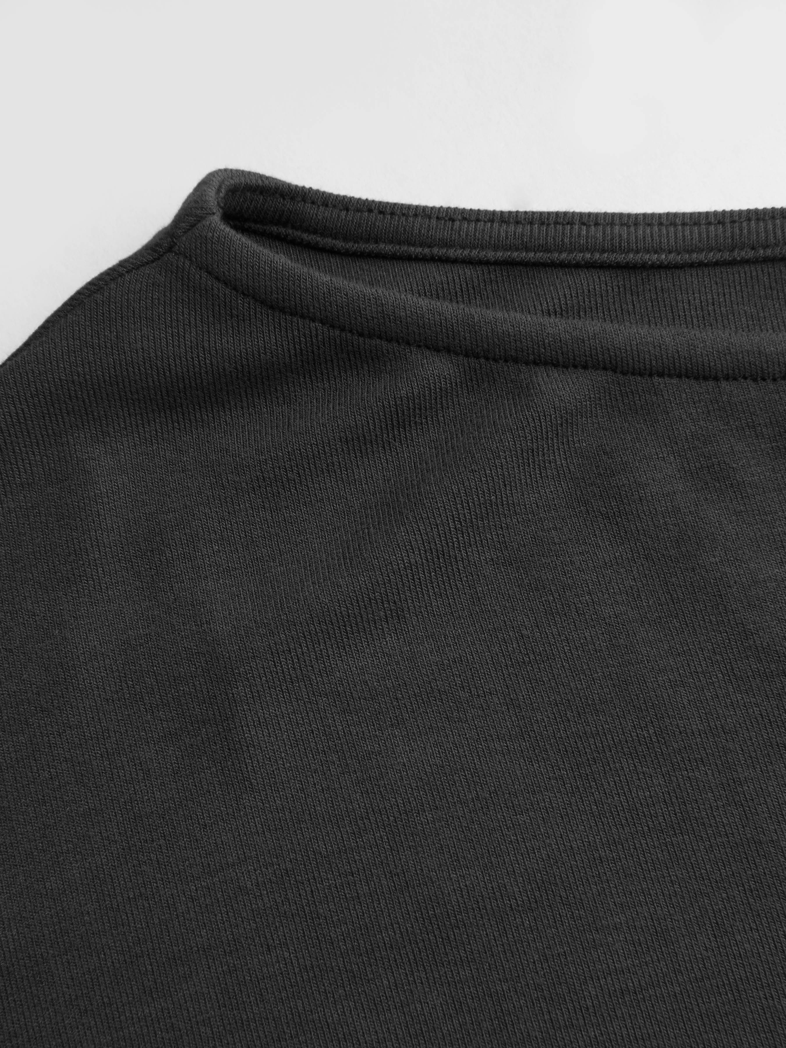 Boat Neck Mid-length Bell Sleeve Ruched Tee Curve & Plus