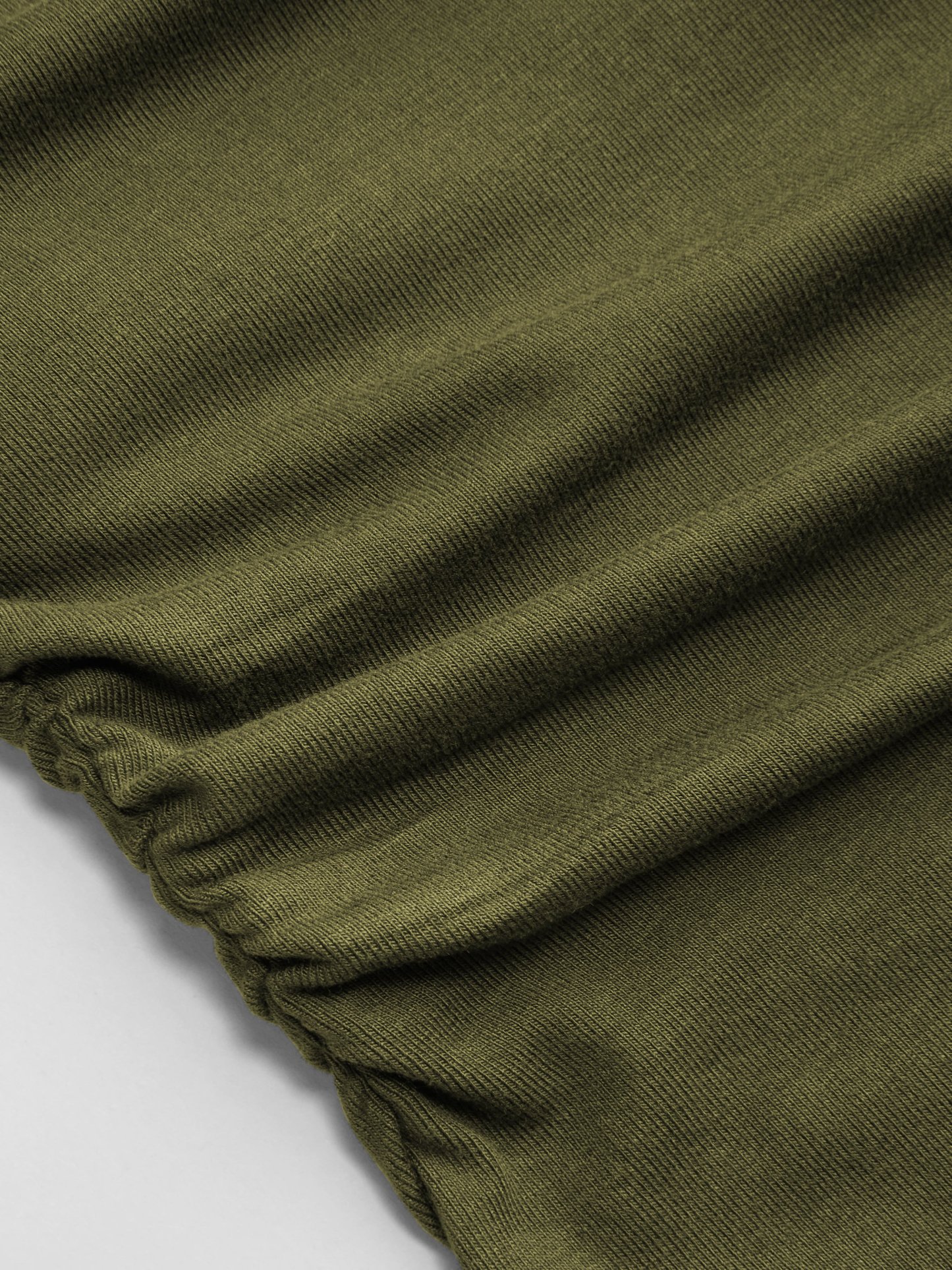 Boat Neck Mid-length Bell Sleeve Ruched Tee Curve & Plus