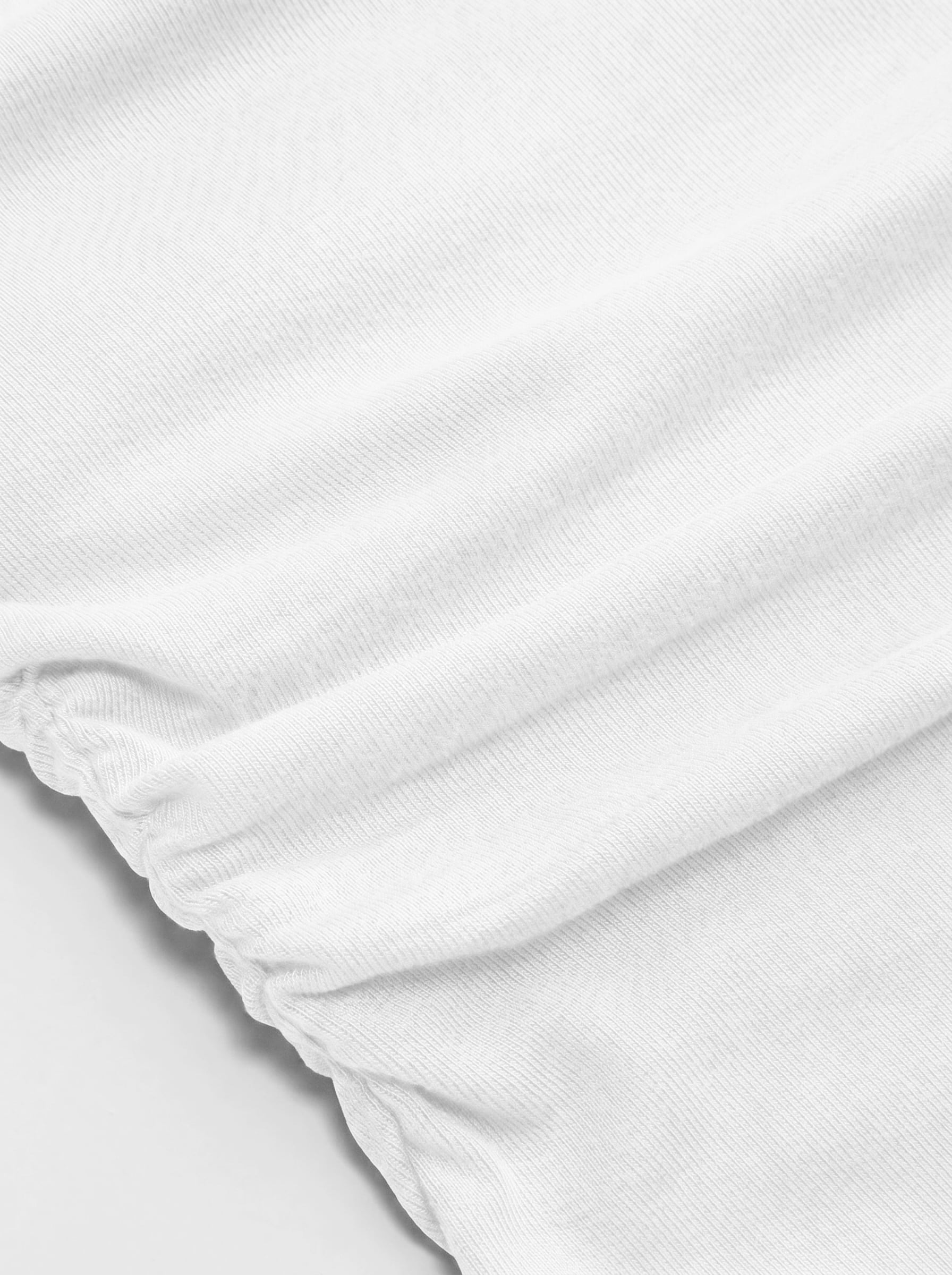 Boat Neck Mid-length Bell Sleeve Ruched Tee Curve & Plus
