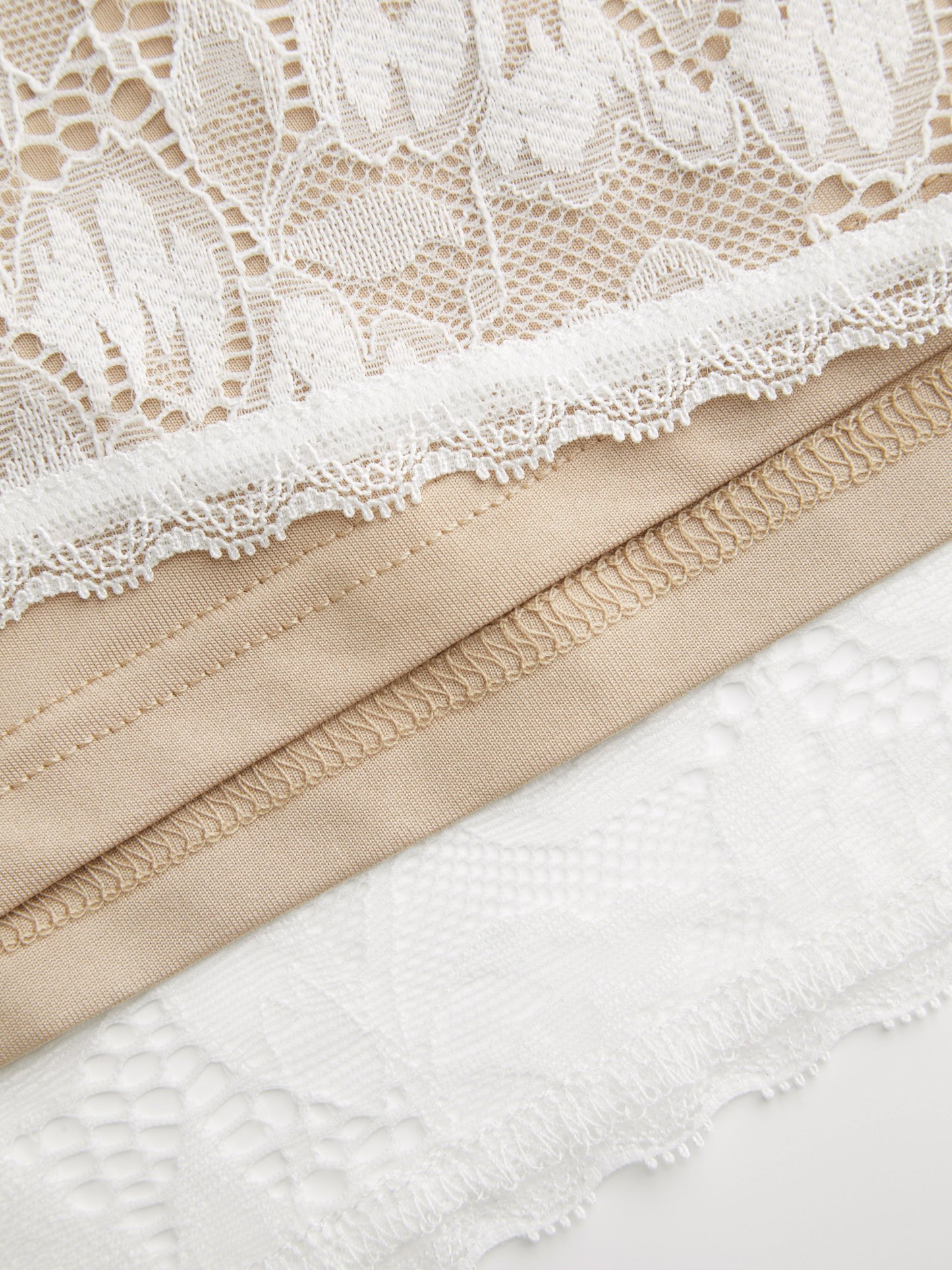 Lace Sheer Boat Neck Top Curve & Plus