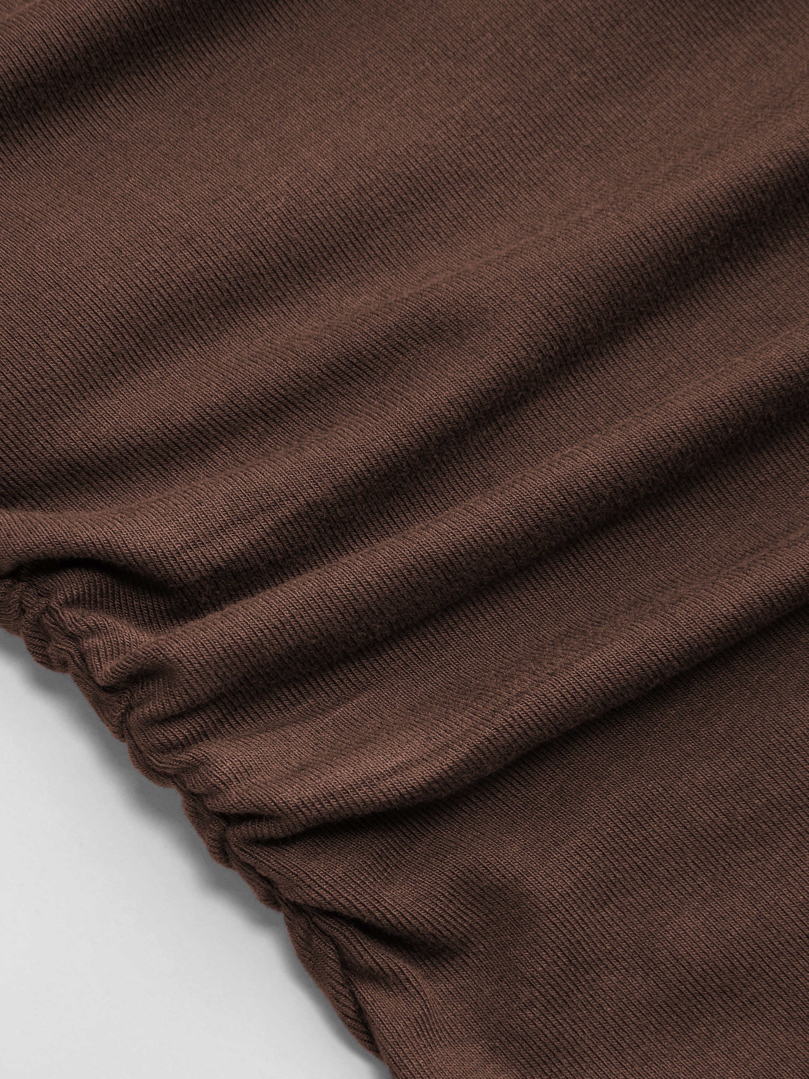 Boat Neck Mid-length Bell Sleeve Ruched Tee Curve & Plus
