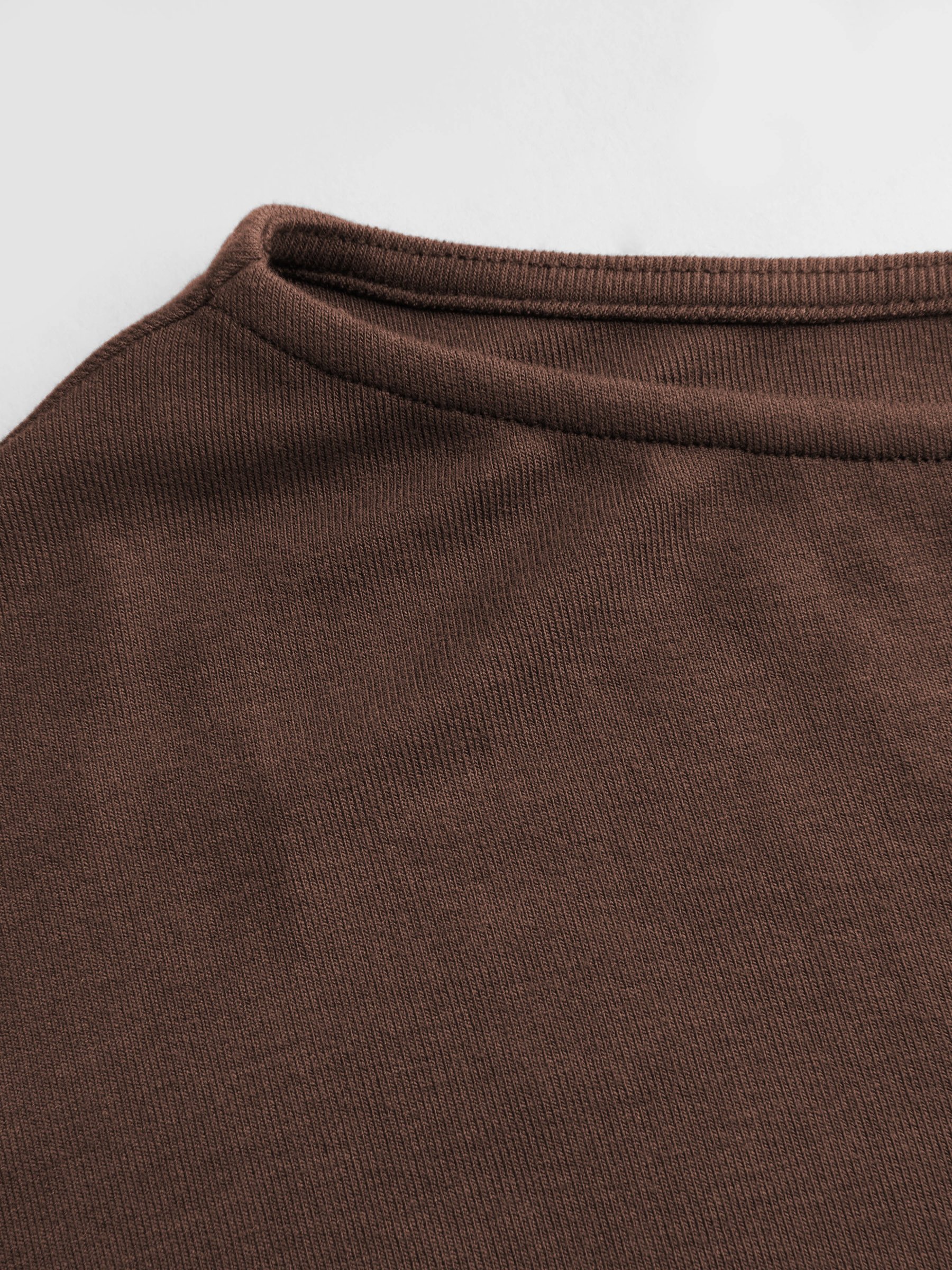 Boat Neck Mid-length Bell Sleeve Ruched Tee Curve & Plus