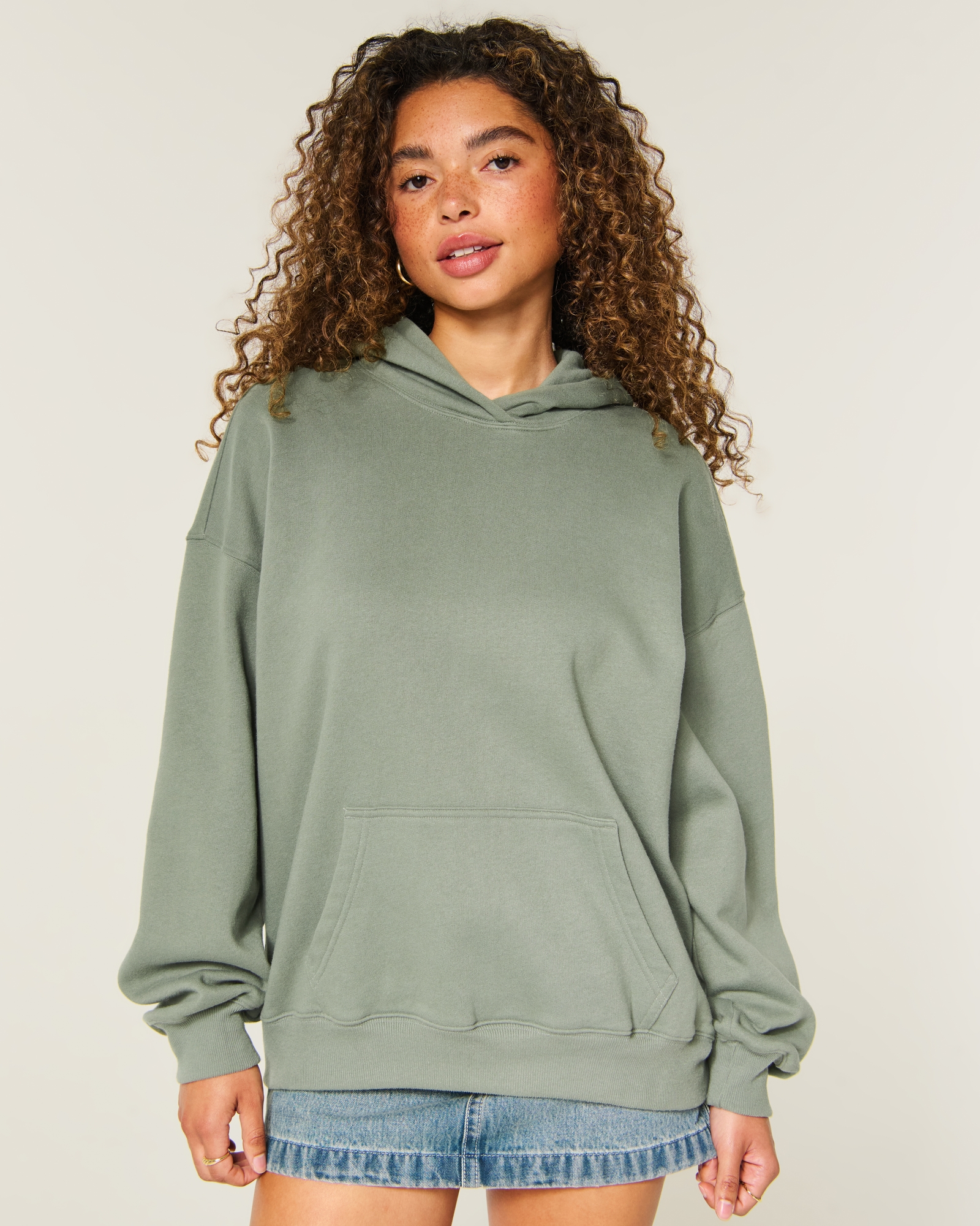  Feel Good Oversized Dot Hoodie