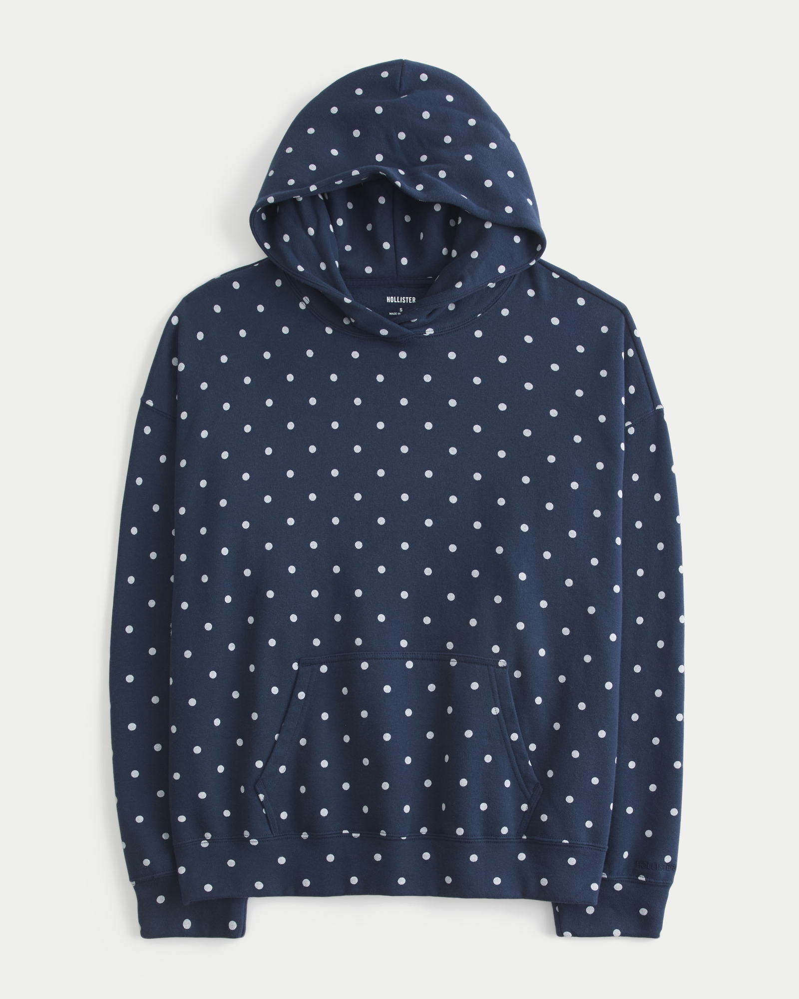  Feel Good Oversized Dot Hoodie