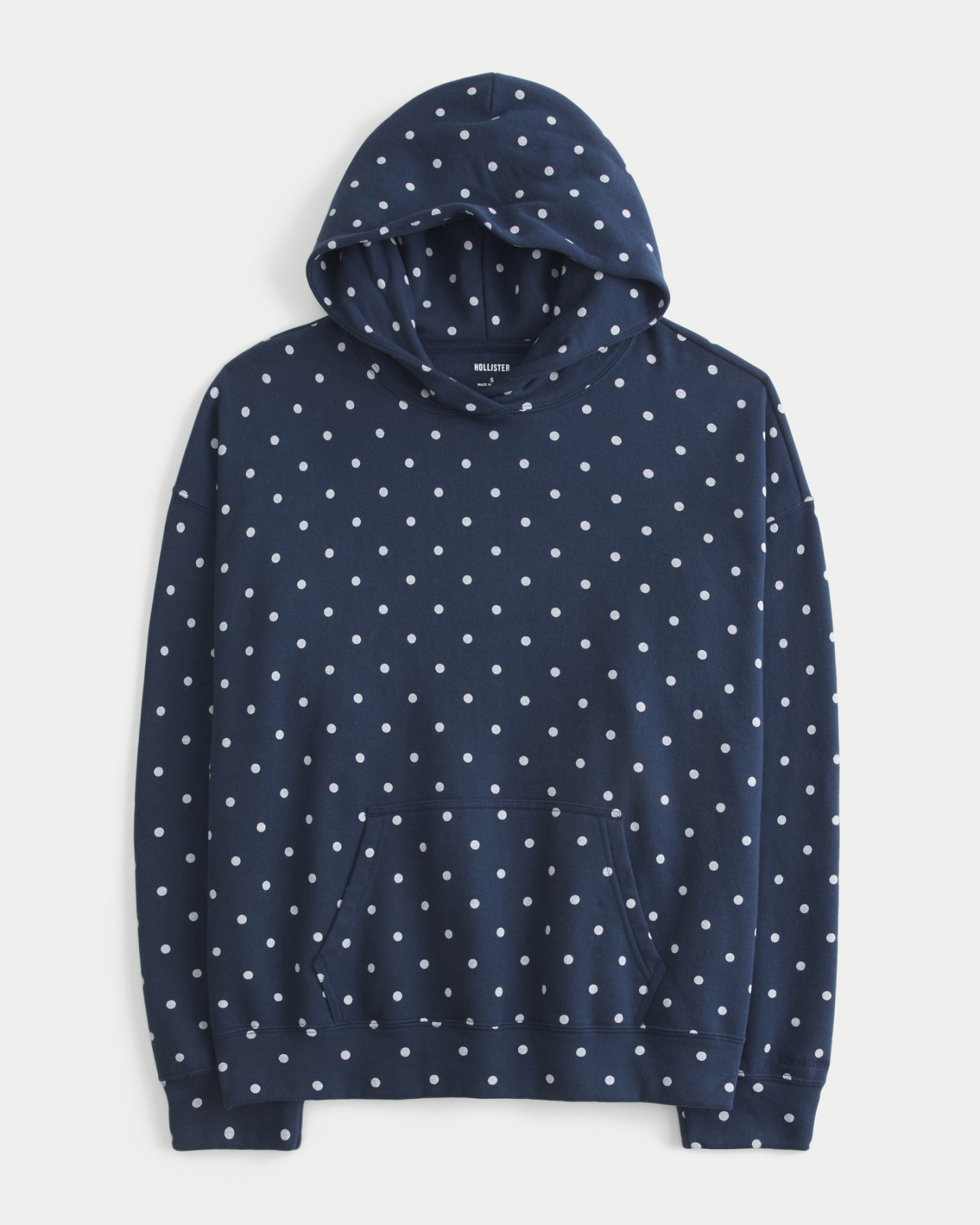  Feel Good Oversized Dot Hoodie