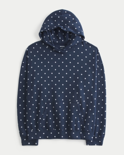  Feel Good Oversized Dot Hoodie