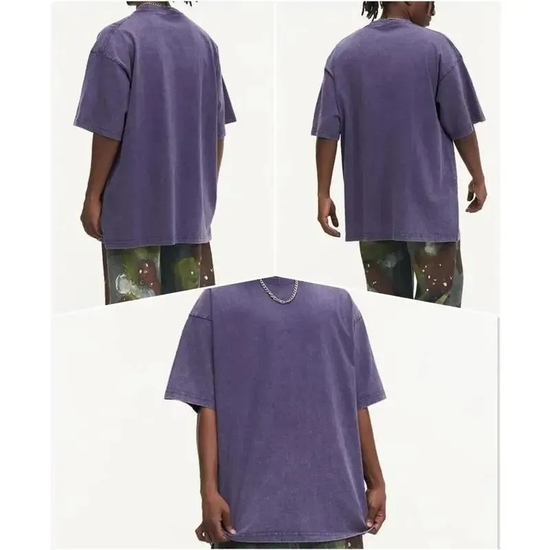 🔥Last Day Promotion🔥Unisex Casual Loose Wash Solid Basic Tees Vintage Oversized T-Shirt