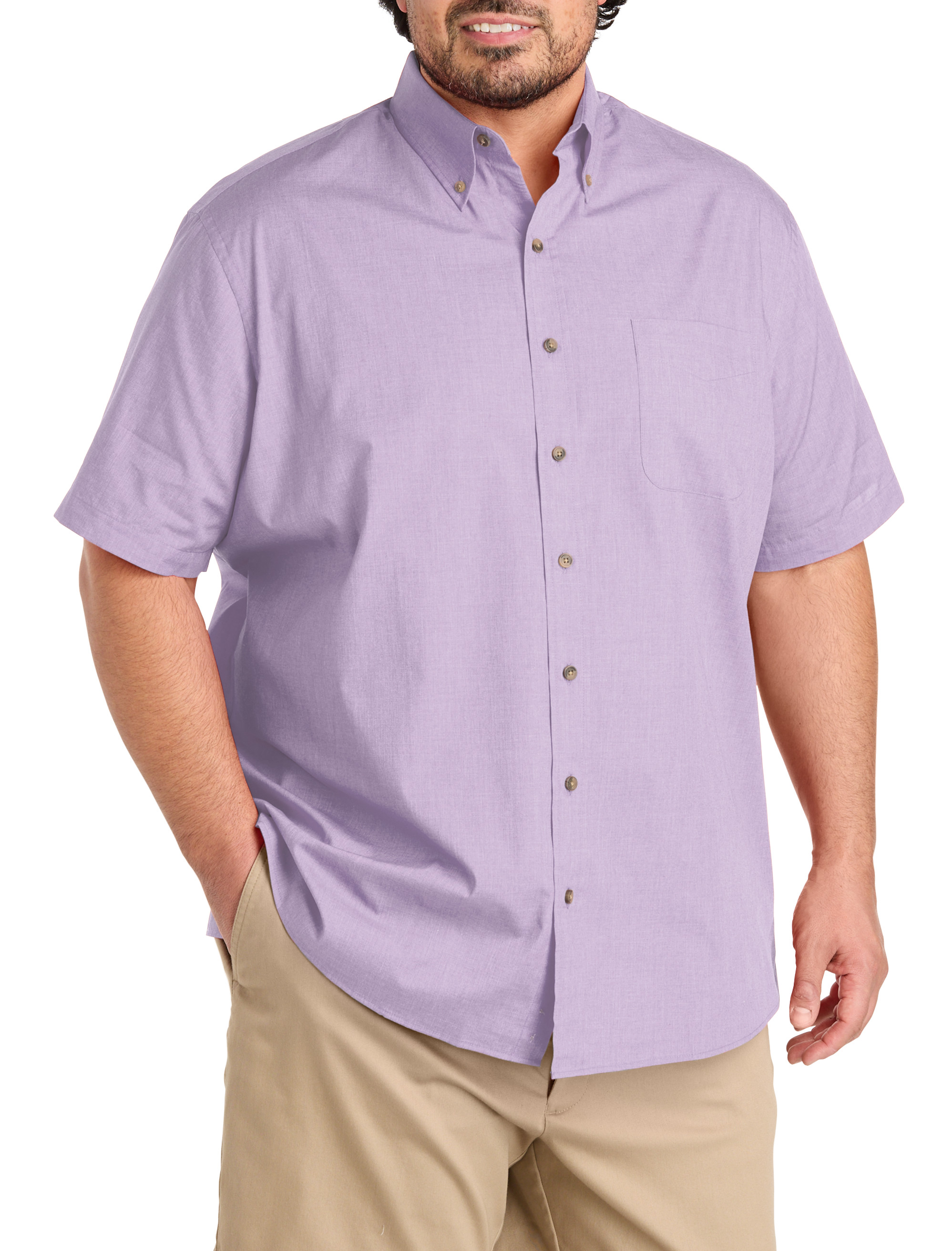 Easy-Care Solid Sport Shirt