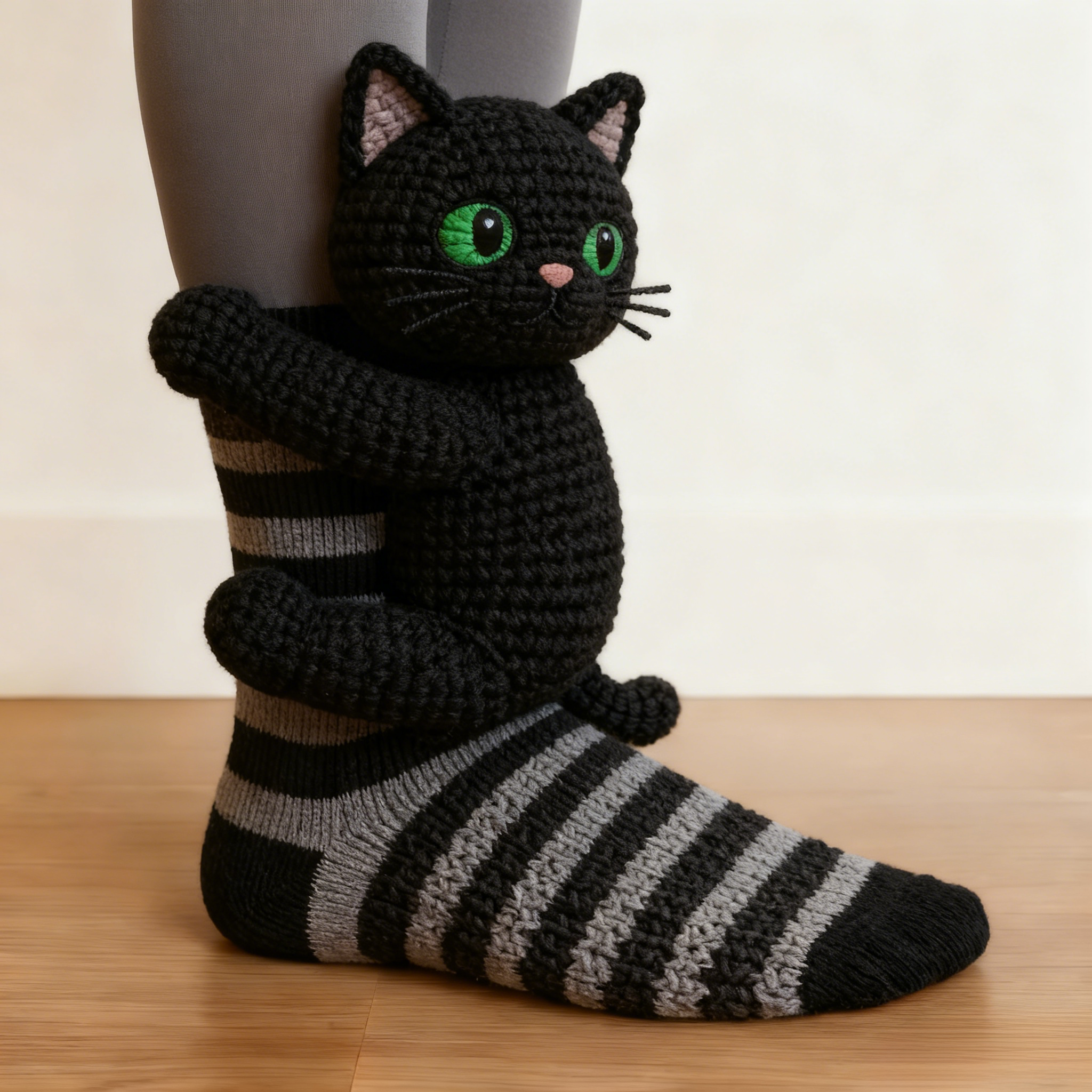 Ragdoll Cat 3D Socks - Cream