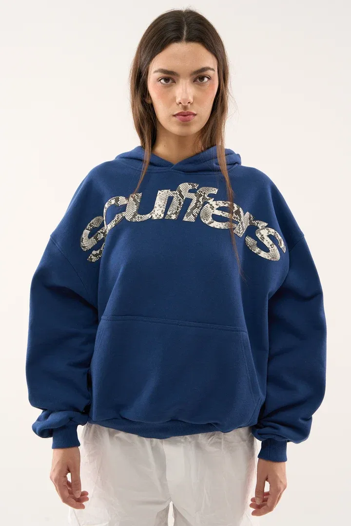 Animal Blue Hoodie