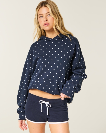 Feel Good Oversized Dot Hoodie