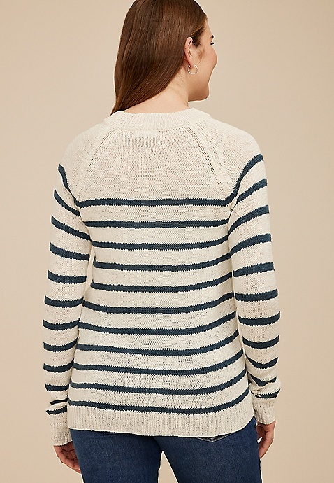 Shamrock Striped Sweater