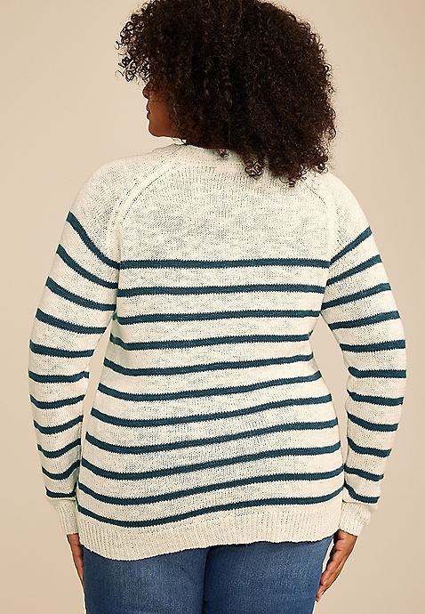 Shamrock Striped Sweater