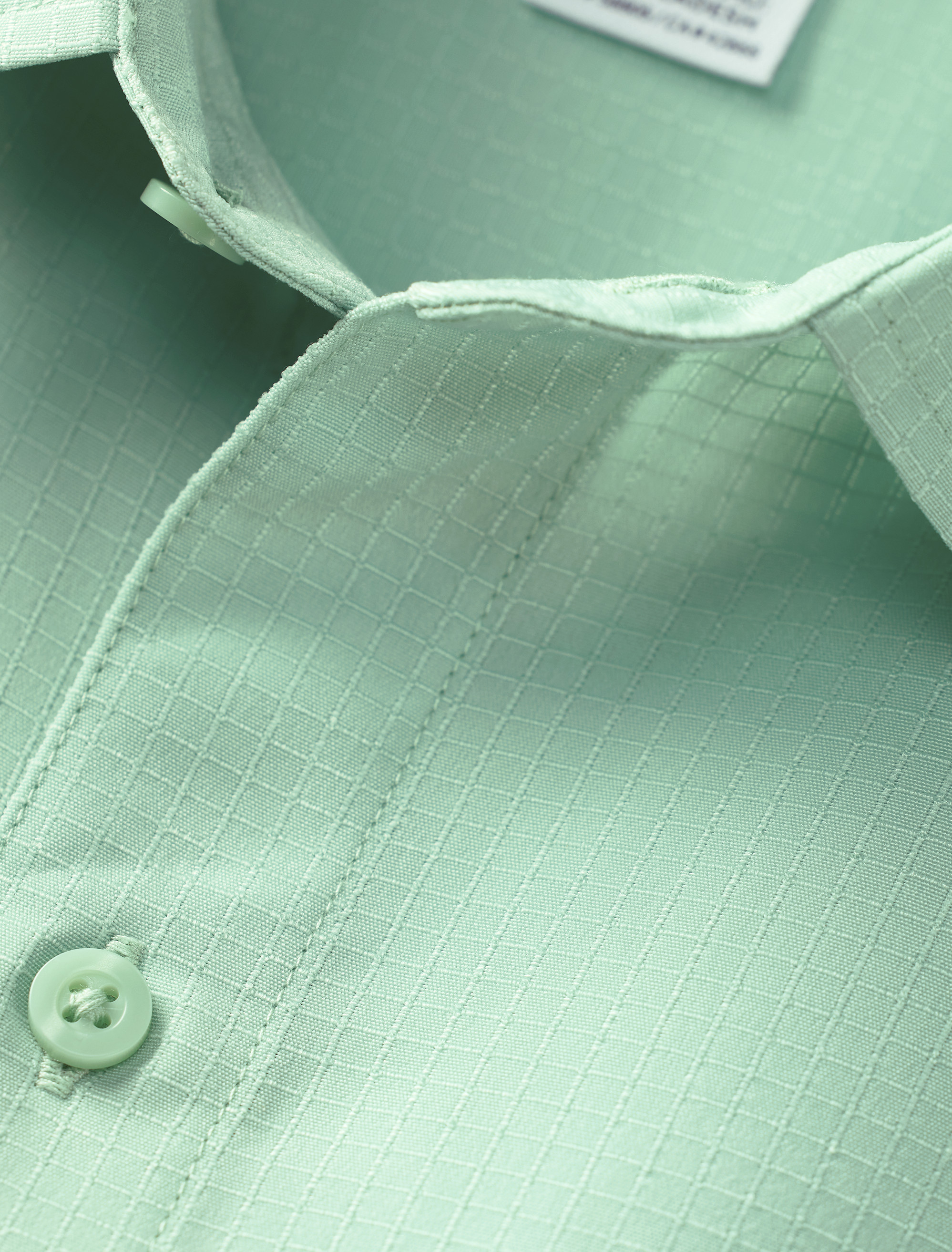 Microfiber Comfort Grid Sport Shirt